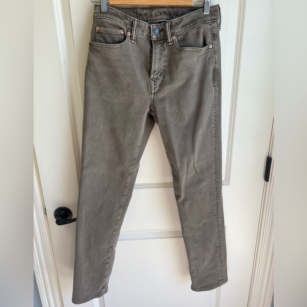 American Eagle Easyflex slim straight rugged denim 28x32
